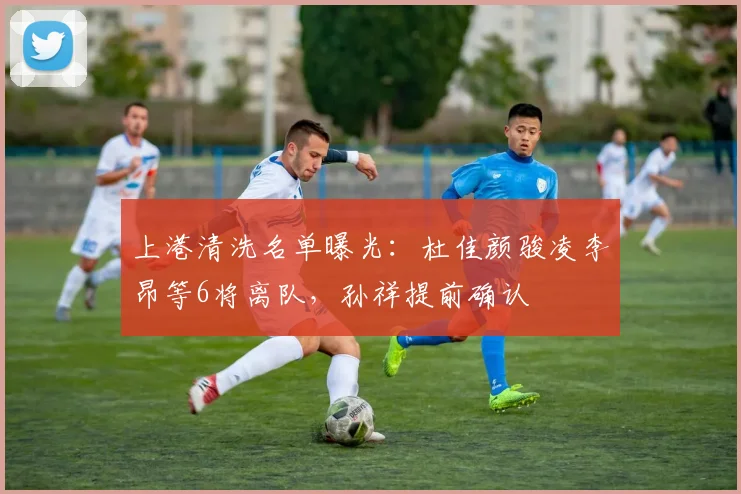 上港清洗名单曝光：杜佳颜骏凌李昂等6将离队，孙祥提前确认